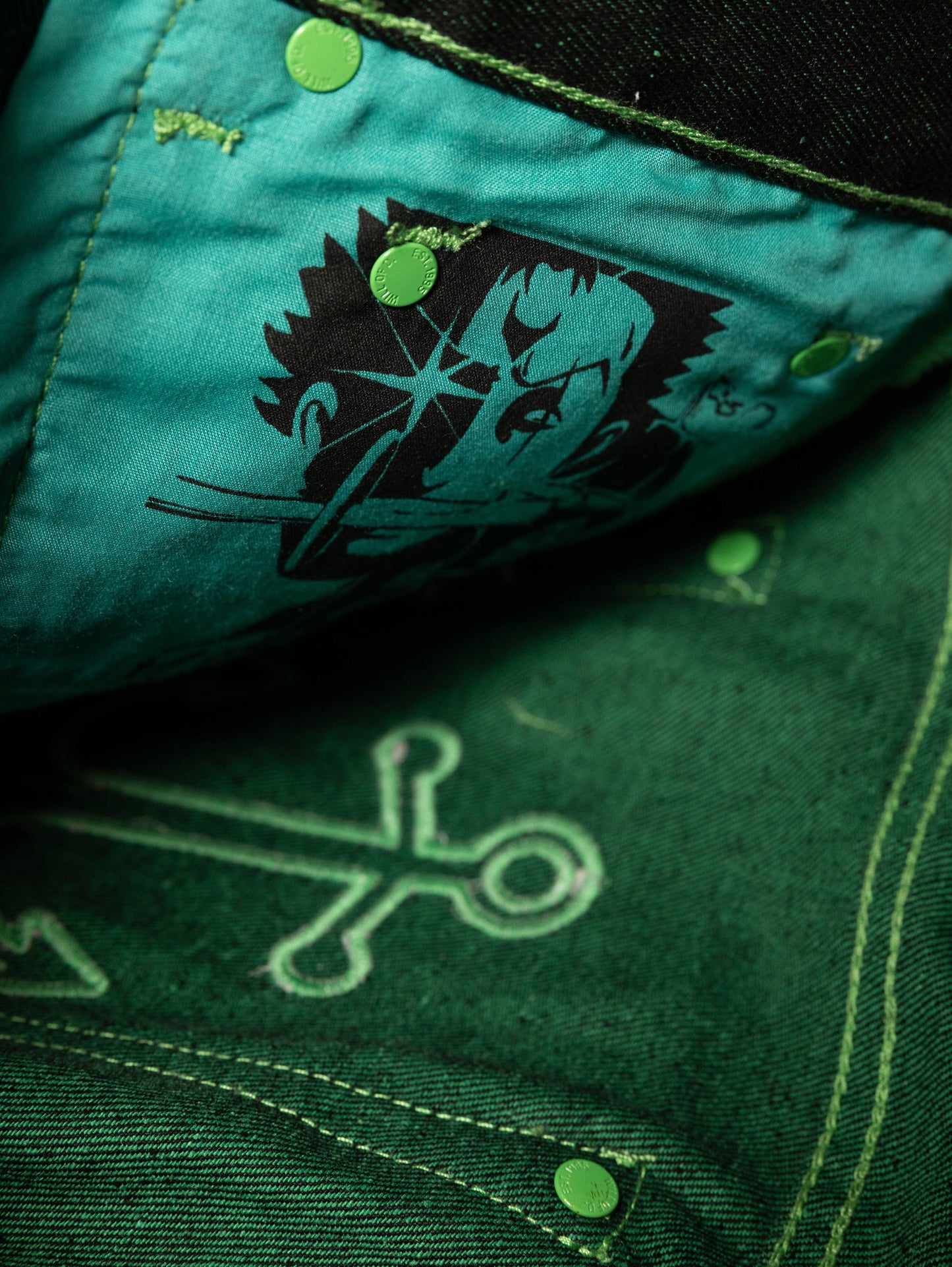 The Greatest Swordsman - denim set